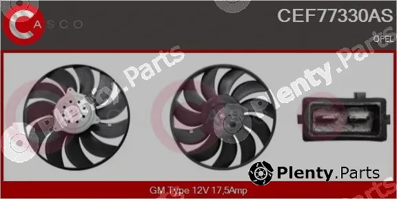 Casco CEF77330AS — Fan, engine cooling