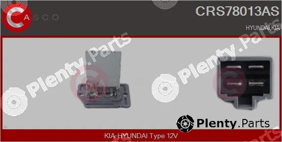 Casco CRS78013AS — Resistor, interior blower