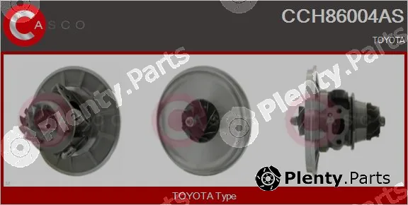 Casco CCH86004AS — Core assembly, turbocharger