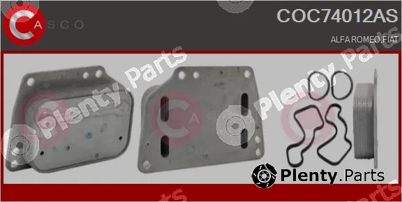 Casco COC74012AS — Oil Cooler, engine oil