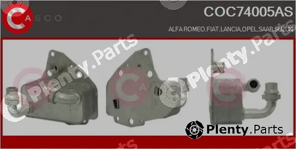 Casco COC74005AS — Oil Cooler, engine oil