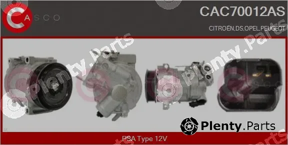 Casco CAC70012AS — Compressor, air conditioning