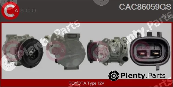 Casco CAC86059GS — Compressor, air conditioning