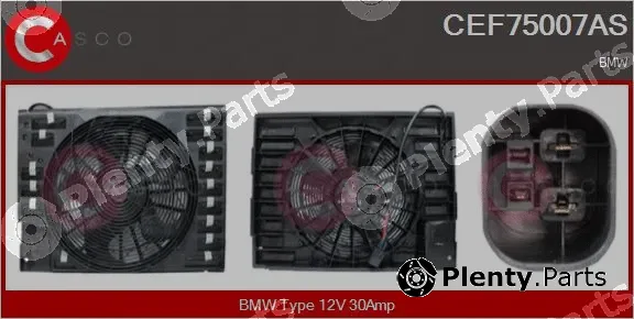 Casco CEF75007AS — Electric Motor, radiator fan