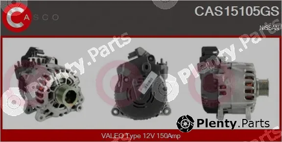 Casco CAS15105GS — Alternator, starter