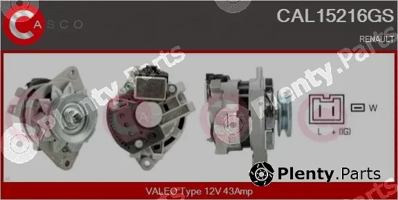 Casco CAL15216GS — Alternator