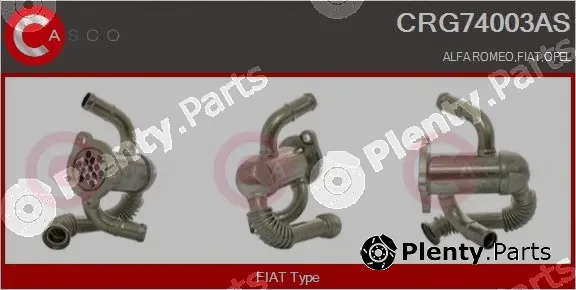 Casco CRG74003AS — Cooler, exhaust gas recirculation