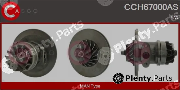 Casco CCH67000AS — Core assembly, turbocharger