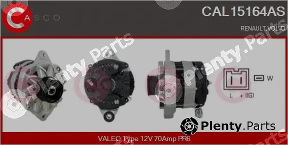 Casco CAL15164AS — Alternator