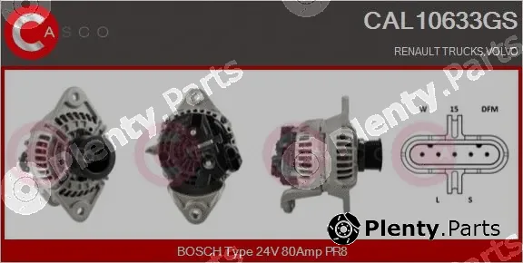 Casco CAL10633GS — Alternator