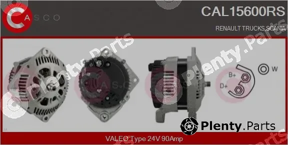 Casco CAL15600RS — Alternator