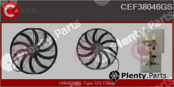 Casco CEF38046GS — Electric Motor, radiator fan