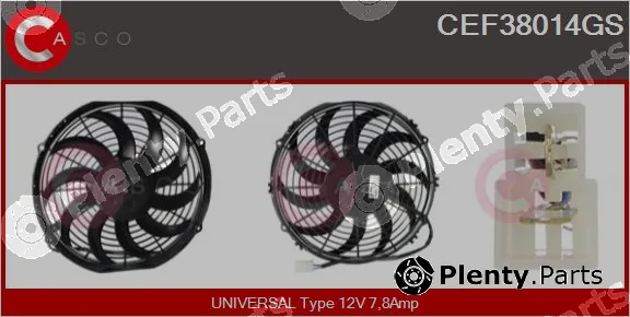 Casco CEF38014GS — Electric Motor, radiator fan