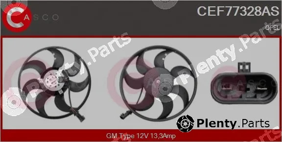 Casco CEF77328AS — Fan, engine cooling