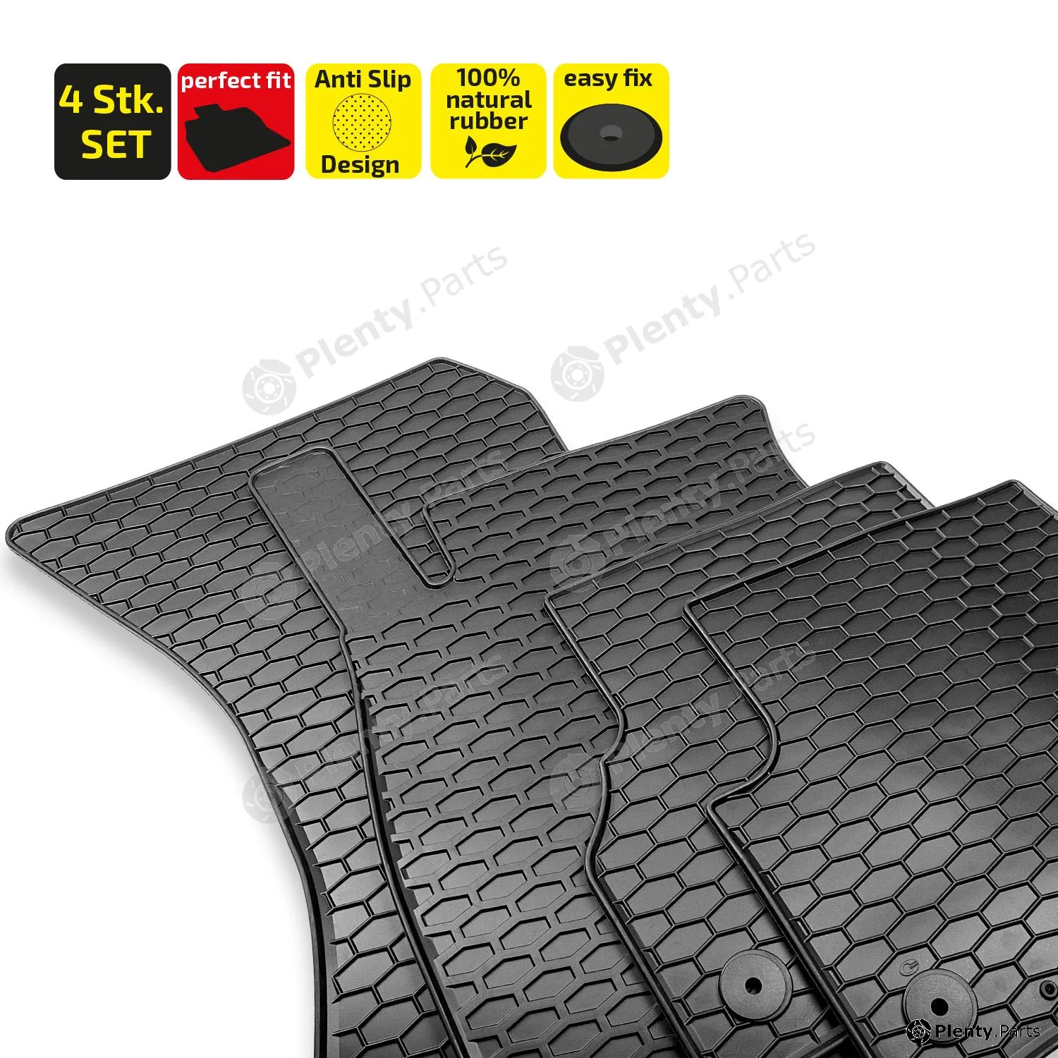 Heyner 737210 — Floor Mat Set Premium Gummi Fussmatten