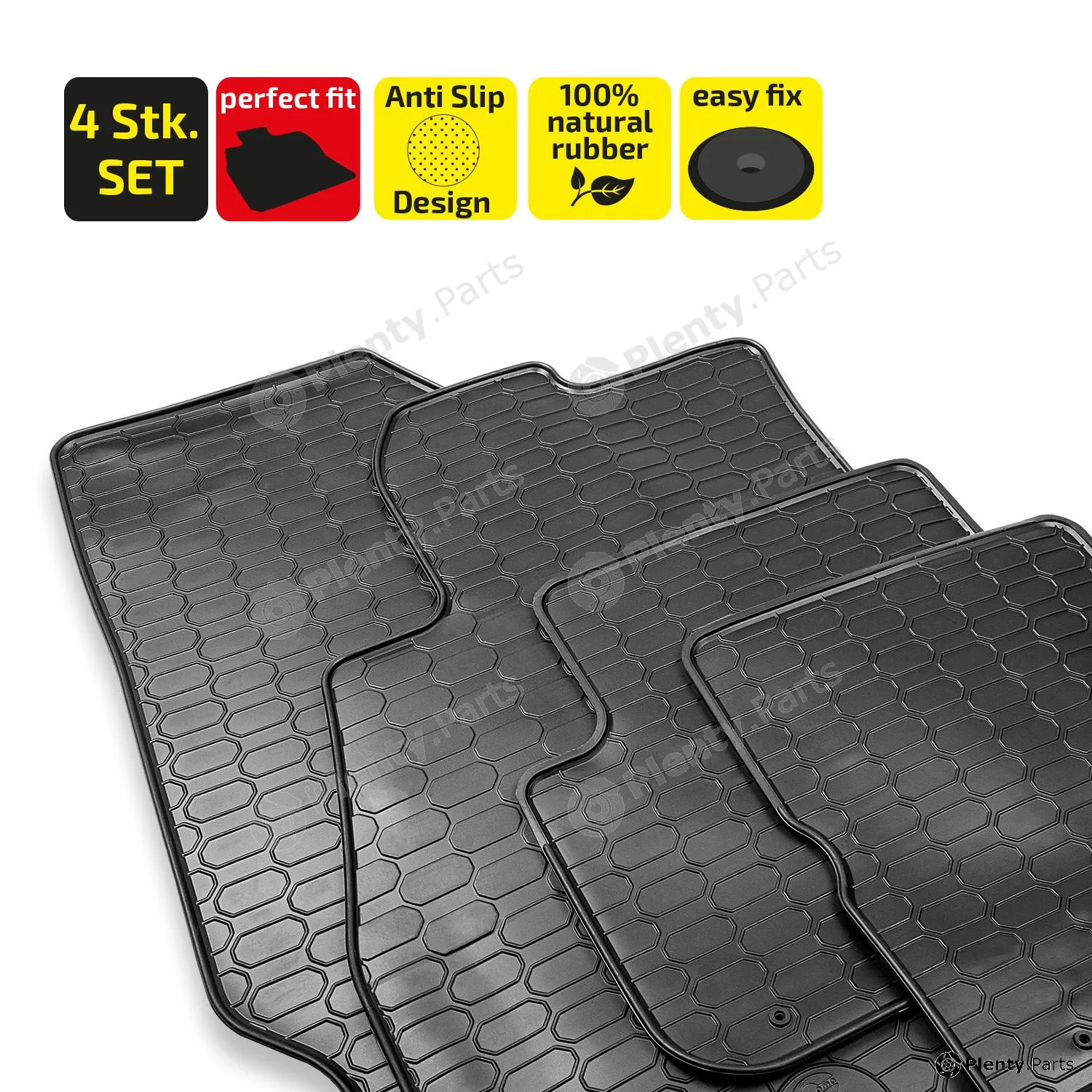 Heyner 737610 — Floor Mat Set Premium Gummi Fussmatten