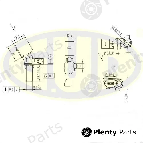 G.U.D GABS01034 — Sensor, wheel speed