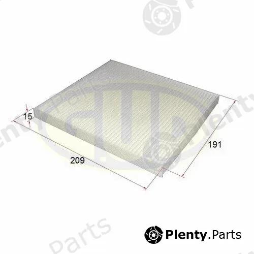 G.U.D GCF21008 — Filter, cabin air