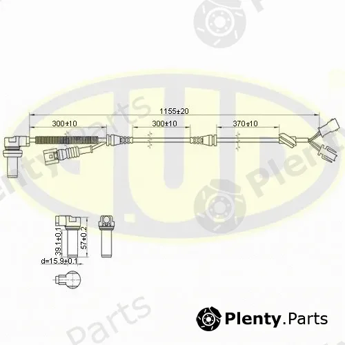 G.U.D GABS01011 — Sensor, wheel speed