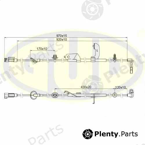 G.U.D GABS01600 — Sensor, wheel speed