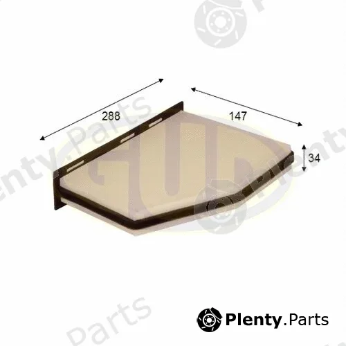 G.U.D GCF2939 — Filter, cabin air