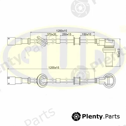 G.U.D GABS01008 — Sensor, wheel speed