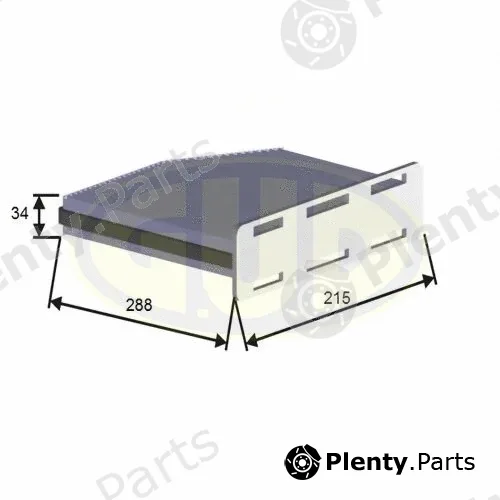 G.U.D GCF2939C — Filter, cabin air