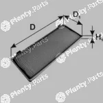 PZL Filters WA60262 — Filter, cabin air