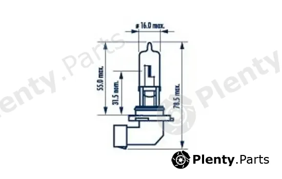 Narva 480053000 — Bulb, spotlight
