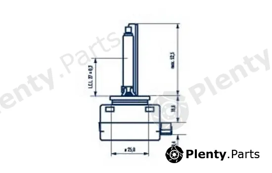 Narva 840323000 — Bulb, spotlight Xenon