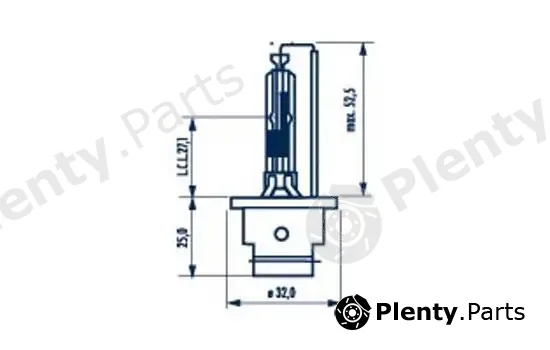Narva 840063000 — Bulb, spotlight Xenon