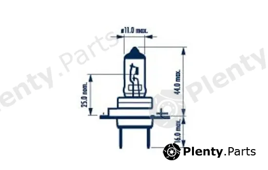 Narva 480712100 — Bulb, spotlight Range Power 150