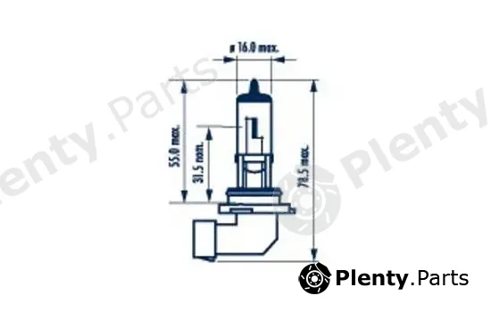 Narva 480063000 — Bulb, spotlight