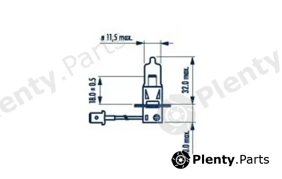 Narva 483214000 — Bulb, spotlight