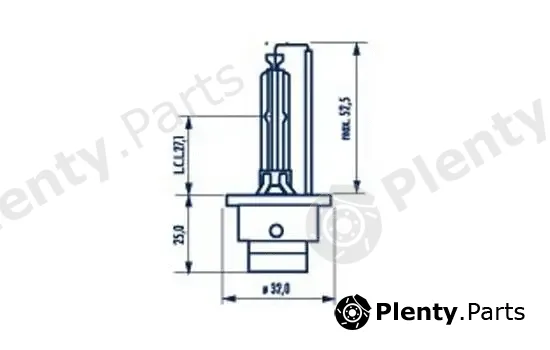 Narva 840423000 — Bulb, spotlight Xenon