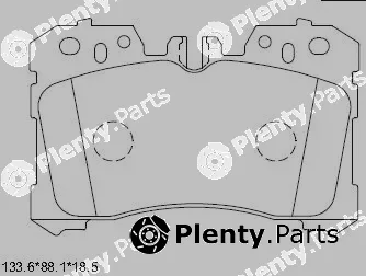 Asimco KD2778 — Brake Pad Set, disc brake