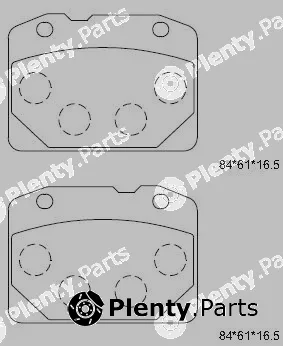 Asimco KD8789 — Brake Pad Set, disc brake