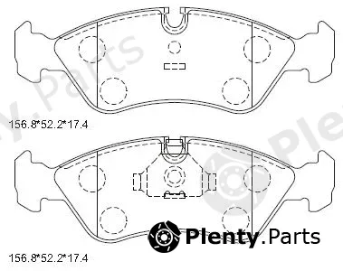 Asimco KD7707 — Brake Pad Set, disc brake