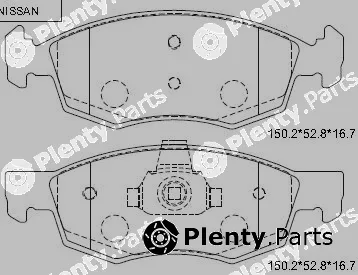 Asimco KD1521 — Brake Pad Set, disc brake