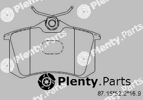 Asimco KD7797 — Brake Pad Set, disc brake