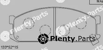 Asimco KD3316 — Brake Pad Set, disc brake