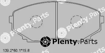 Asimco KD4702 — Brake Pad Set, disc brake
