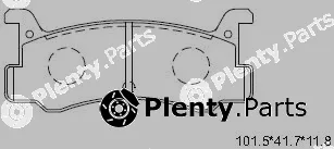 Asimco KD3753 — Brake Pad Set, disc brake