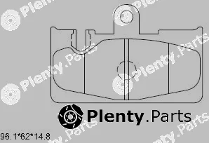 Asimco KD2752 — Brake Pad Set, disc brake
