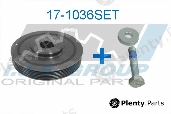 Ijs Group 17-1036SET — Belt Pulley Set, crankshaft