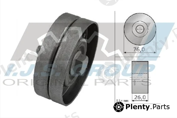 Ijs Group 93-1198 — Deflection/Guide Pulley, V-ribbed belt