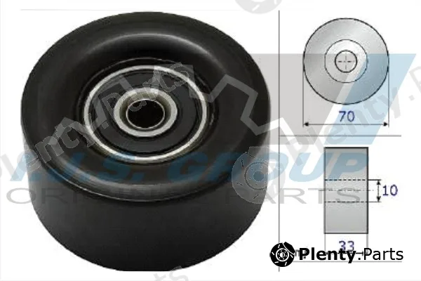Ijs Group 93-2182 — Deflection/Guide Pulley, V-ribbed belt