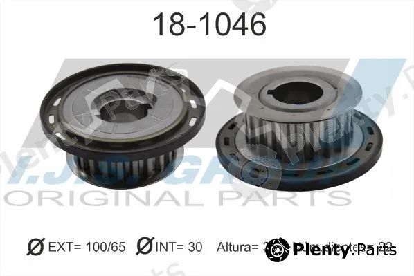 Ijs Group 18-1046 — Sprocket, crankshaft