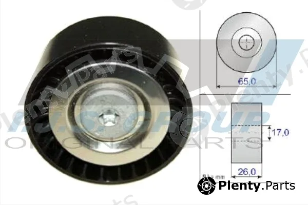 Ijs Group 93-1490 — Deflection/Guide Pulley, V-ribbed belt