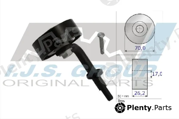 Ijs Group 93-1281 — Tensioner Pulley, V-ribbed belt